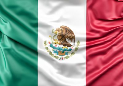 Imagem da bandeira do México ilustrando o conteúdo sobre dicas para quem vai tirar o visto mexicano para brasileiros.